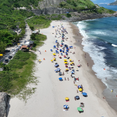 Vista de cima da Prainha, na Zona Oeste