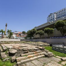 Imagem do Cais do Valongo, na região Portuária do Rio de Janeiro